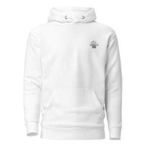 White Elevated Hoodie