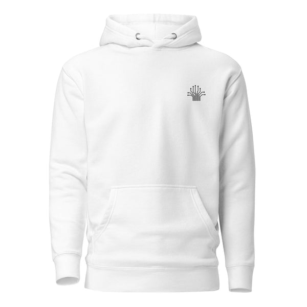 White Elevated Hoodie