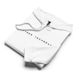 White futurist adidas hoodie