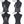 Goth PU Leather suspender Waist Harness Chain — women's black faux-leather goth chain accessory
