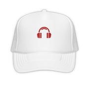Weißer Headphone Trucker Hat