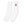 White Knee Socks Mens - product view on white background