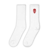 Calcetines blancos hasta la rodilla para hombre
