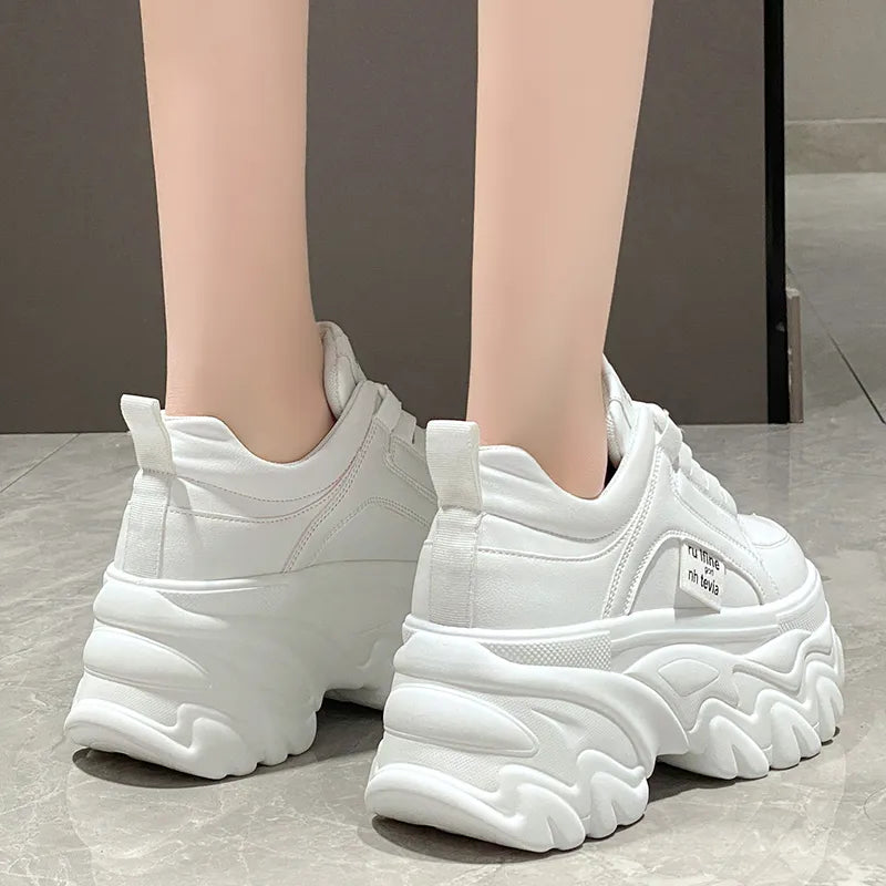 Chunky platform sneakers womens sales