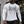 White Long Sleeve Compression Shirt in white on a man outside a gym, black root lettering on the chest