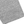 Close-up of the flecking gray hem, the heathered polyester and spandex knit folded at the edge