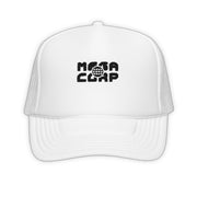 Gorra de camionero Mega Corp blanca