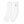 White Mens Socks - product view on white background