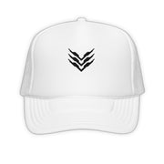 White Millitary Tech Trucker Hat