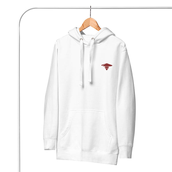 White Modern Classic Hoodie