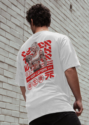 White Oversized Gym Shirt