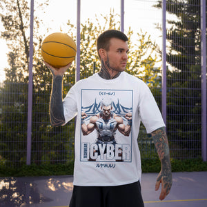 White Oversized Gym Shirts