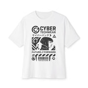 T-shirt de sport blanc surdimensionné