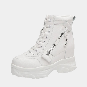 White Platform Boot Sneakers