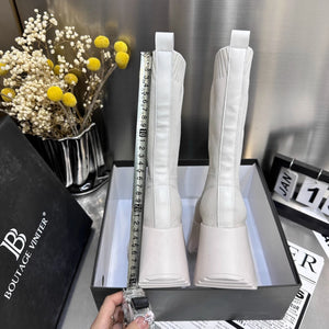 White Platform Boots Womens
