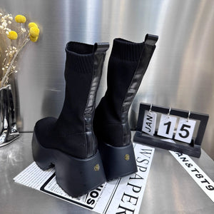 White Platform Boots Womens