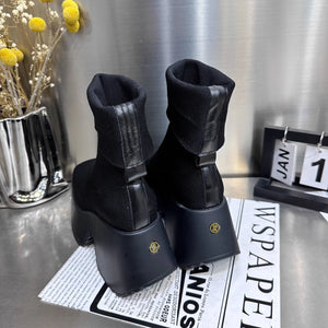 White Platform Boots Womens