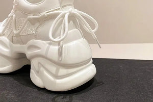White Platform Chunky Sneakers