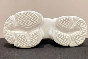 White Platform Chunky Sneakers
