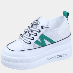 White Platform Fashion Sneakers