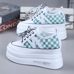 White Platform Fashion Sneakers