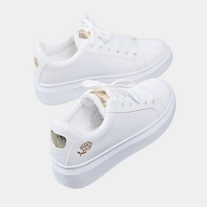 White Platform Shoes Sneakers