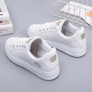 White Platform Shoes Sneakers