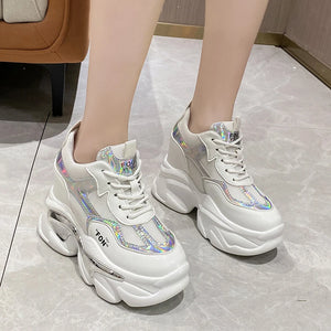 White Platform Sneakers Cheap