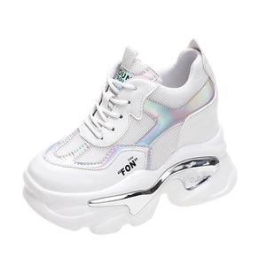 White Platform Sneakers Cheap