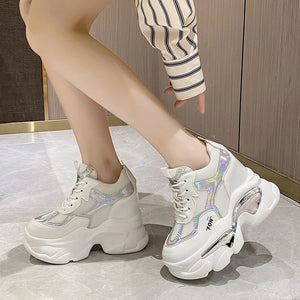 White Platform Sneakers Cheap