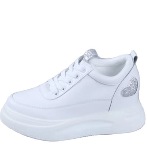 White Platform Sneakers Comfortable