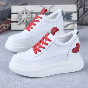 White Platform Sneakers Comfortable