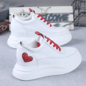 White Platform Sneakers Comfortable