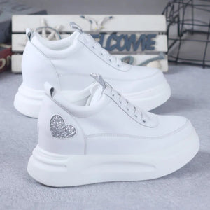 White Platform Sneakers Comfortable