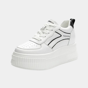 White Platform Sneakers Designer