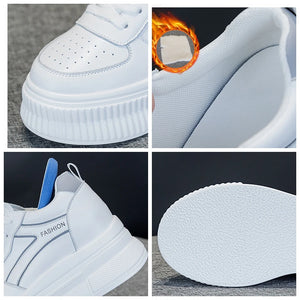 White Platform Sneakers Designer