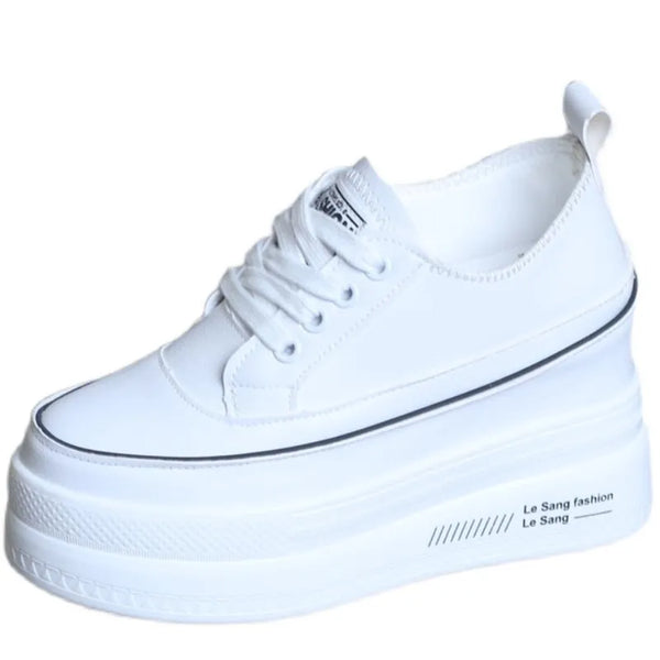 White Platform Sneakers For Women