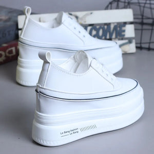White Platform Sneakers For Women
