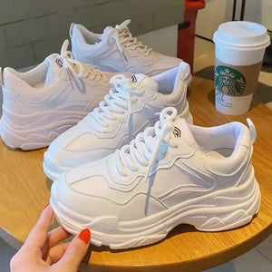 White Platform Sneakers For Work