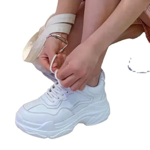 White Platform Sneakers For Work