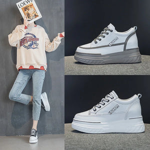 White Platform Sneakers Women