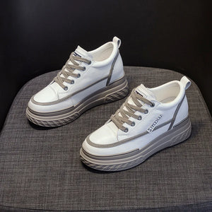 White Platform Sneakers Women