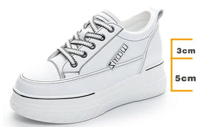 White Platform Sneakers Women