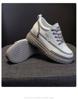 White Platform Sneakers Women