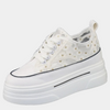 White Platform Womens Sneakers