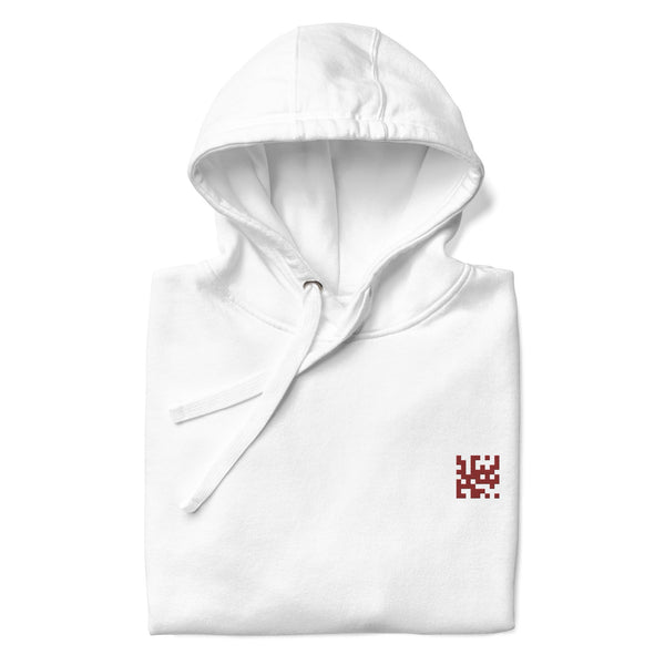 White Polished Urban Hoodie