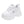 White PU Leather Platform Sneakers Womens