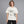 White Shirt Y2K – worn by a woman