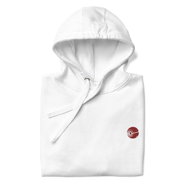 White Sleek Design Hoodie