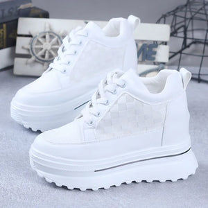 White Sneakers With Platform
